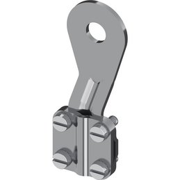 Earthing cable lug, Ms/gal Sn, Ø 8.5 mm