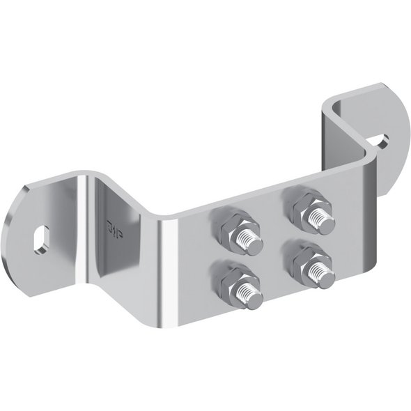 Erdungsschiene, V2A, abgewinkelt