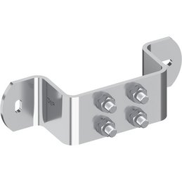 Erdungsschiene, V2A, abgewinkelt