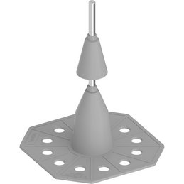 Roof bushing, nylon-PVC, Ø 8/10/16 mm