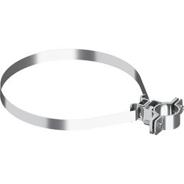 Bandschelle Ausf. niedrig, V2A, mit Band