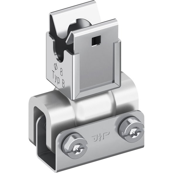 Leitungshalter, V2A-Alu, Ø 8 mm/Typ B