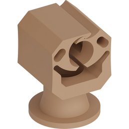 Plastic conductor fastener, nylon, Ø 8mm