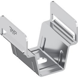 Flachbandhalter V2A, fl. 30 mm