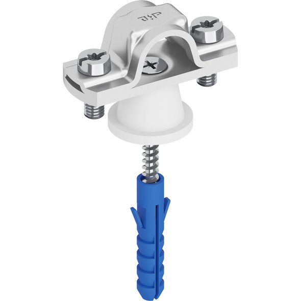 Rod holder, Alu, Ø 16 mm