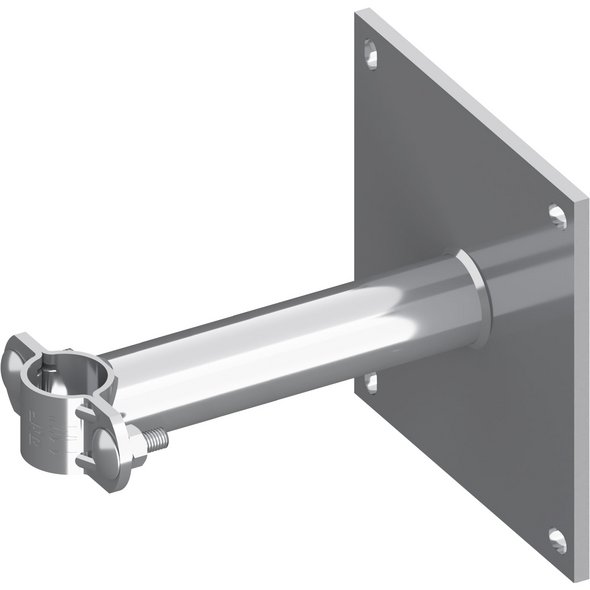 Wandhalterung, V2A, für Fangmast Ø 42 mm