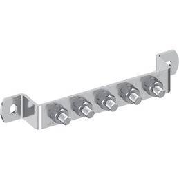 Erdungsschiene, V2A, abgewinkelt