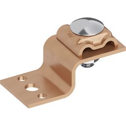 Terminal angle, Cu, clamping jaw Ø 8 mm