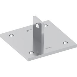 Abspannplatte V2A, für Reetdächer
