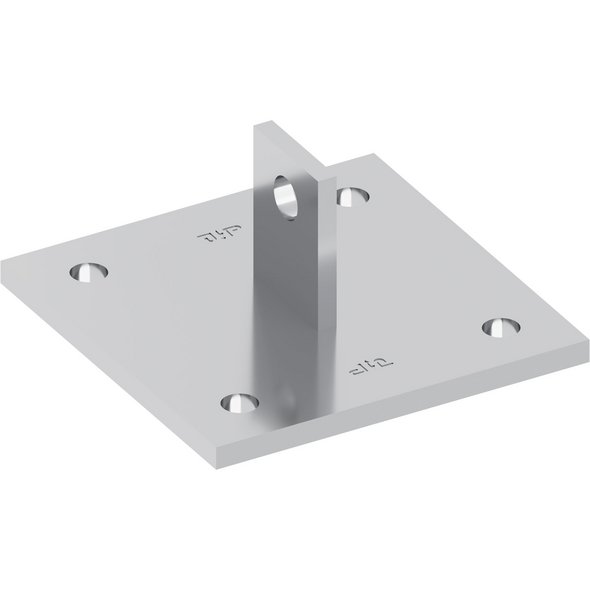 Abspannplatte V2A, für Reetdächer