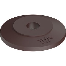 Kunststoffrosette, braun, Ø 36 mm