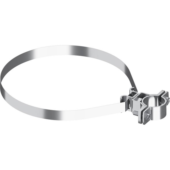 Bandschelle Ausf. niedrig, V2A, mit Band