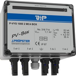 Überspannungsableiter P-VYS 1000 2 MC4 BOX