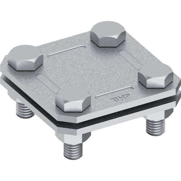 Kreuzverbinder St/tZn, 60x60, 2-teilig