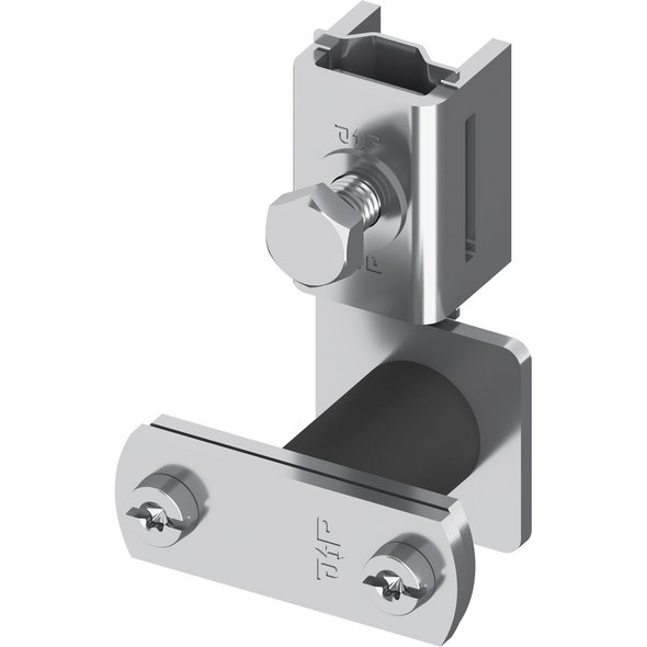 Flachbandhalter V2A, fl. 30 mm, isoliert