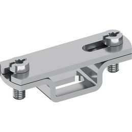 Flachbandhalter V2A, fl. 40 mm