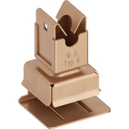 Dachleitungshalter Cu, Ø 8 mm, Typ A