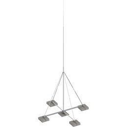 Fangmast-SET, freistehend, 11,0m