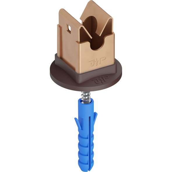 Niro-Clip-Schnapphalter Cu, Ø 8mm Typ A