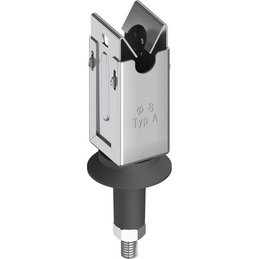 Dachleitungshalter V2A-PVC, Ø 8mm, Typ A