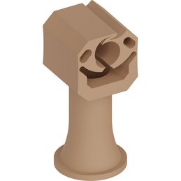 Plastic conductor fastener, nylon, Ø 8mm