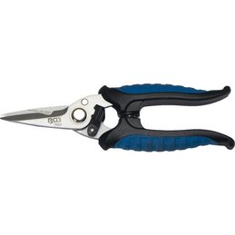 Shear for shielding braid