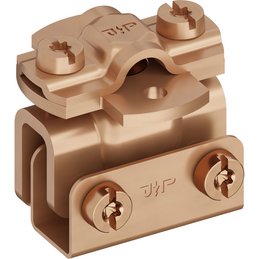 Cross-saddle clamp, Cu, Ø 8 mm