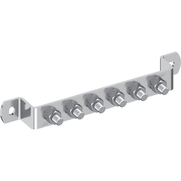 Erdungsschiene, V2A, abgewinkelt
