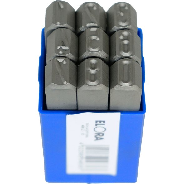 Schlagzahlensatz 0-9, Größe 10 mm