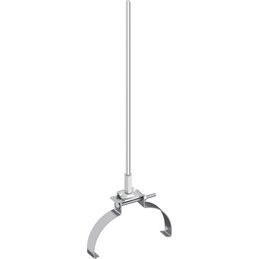 Rod holder, V2A, for ridge-tile