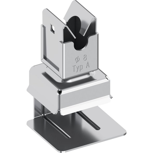 Dachleitungshalter V2A, Ø 8 mm, Typ A