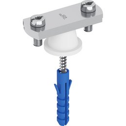 Flachbandhalter V2A, fl. 30 mm