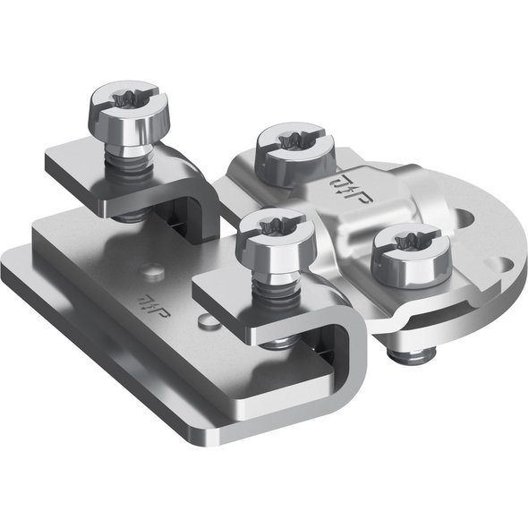 Falzklemme Alu-V2A, Ø 8-10 mm
