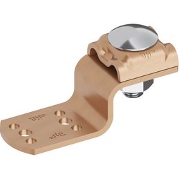 Terminal angle, Cu, clamping jaw Ø 8 mm