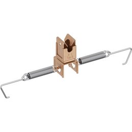 Roof conductor holder, Cu, Ø 8 mm type B