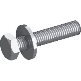Schrauben-SET 04, Edelstahl V4A, M12x60
