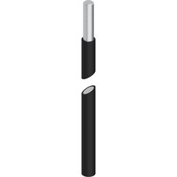Terminal lug, St/tZn-PVC, Ø 10 mm, 3.0 m