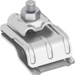 Gutter terminal-clamp DUO, Alu