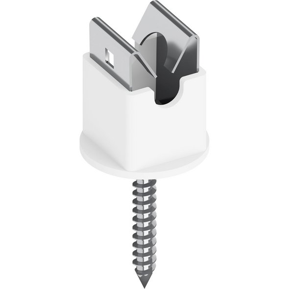Niro-Clip-Schnapphalter V2A/PA 6, Ø 8 mm