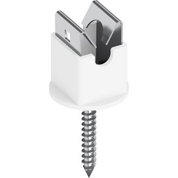 Niro-Clip-Schnapphalter V2A/PA 6, Ø 8 mm