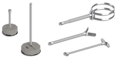 Bauteile für isolierte Fangeinrichtungen