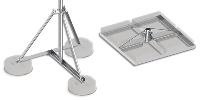Bild zu Air termination pole base frame